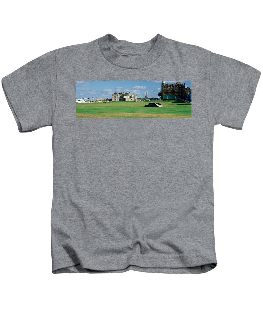Photography Kids T-Shirt featuring the photograph Silican Bridge Royal Golf Club St by Panoramic Images