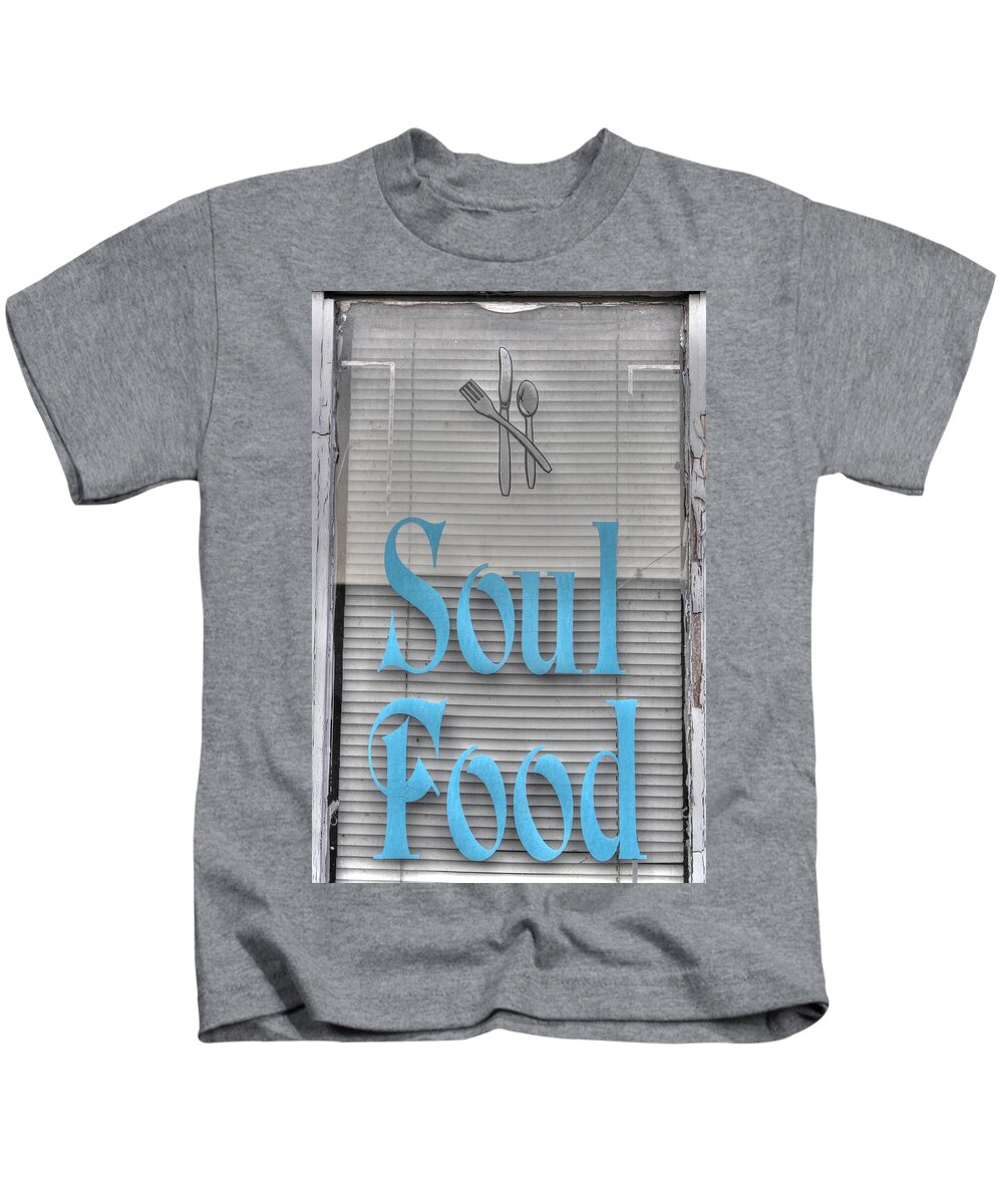 Soul Food Kids T-Shirt featuring the photograph Soul Food by Jane Linders