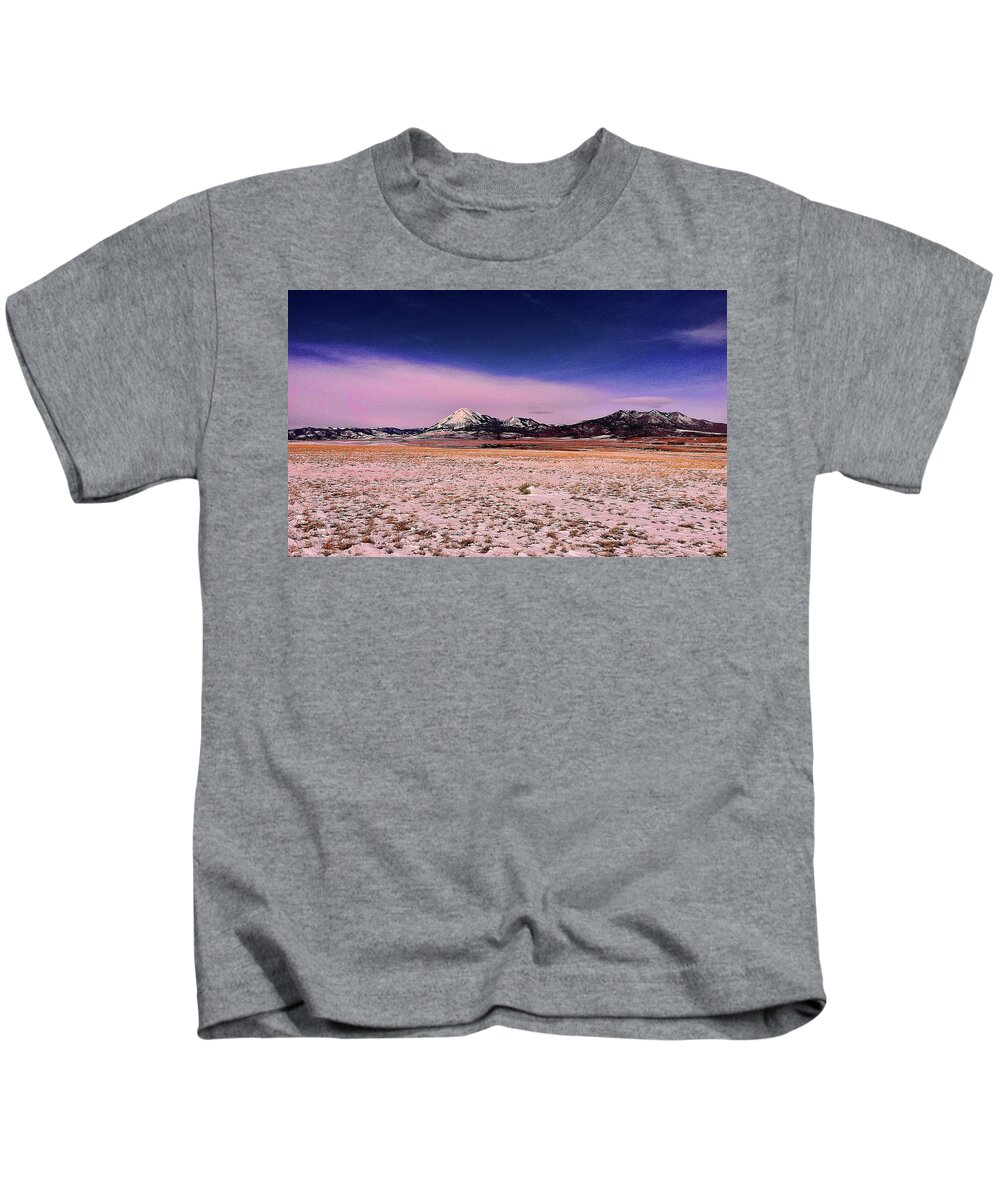 Mountains Kids T-Shirt featuring the photograph Southern Colorado Mountains by Ron Roberts
