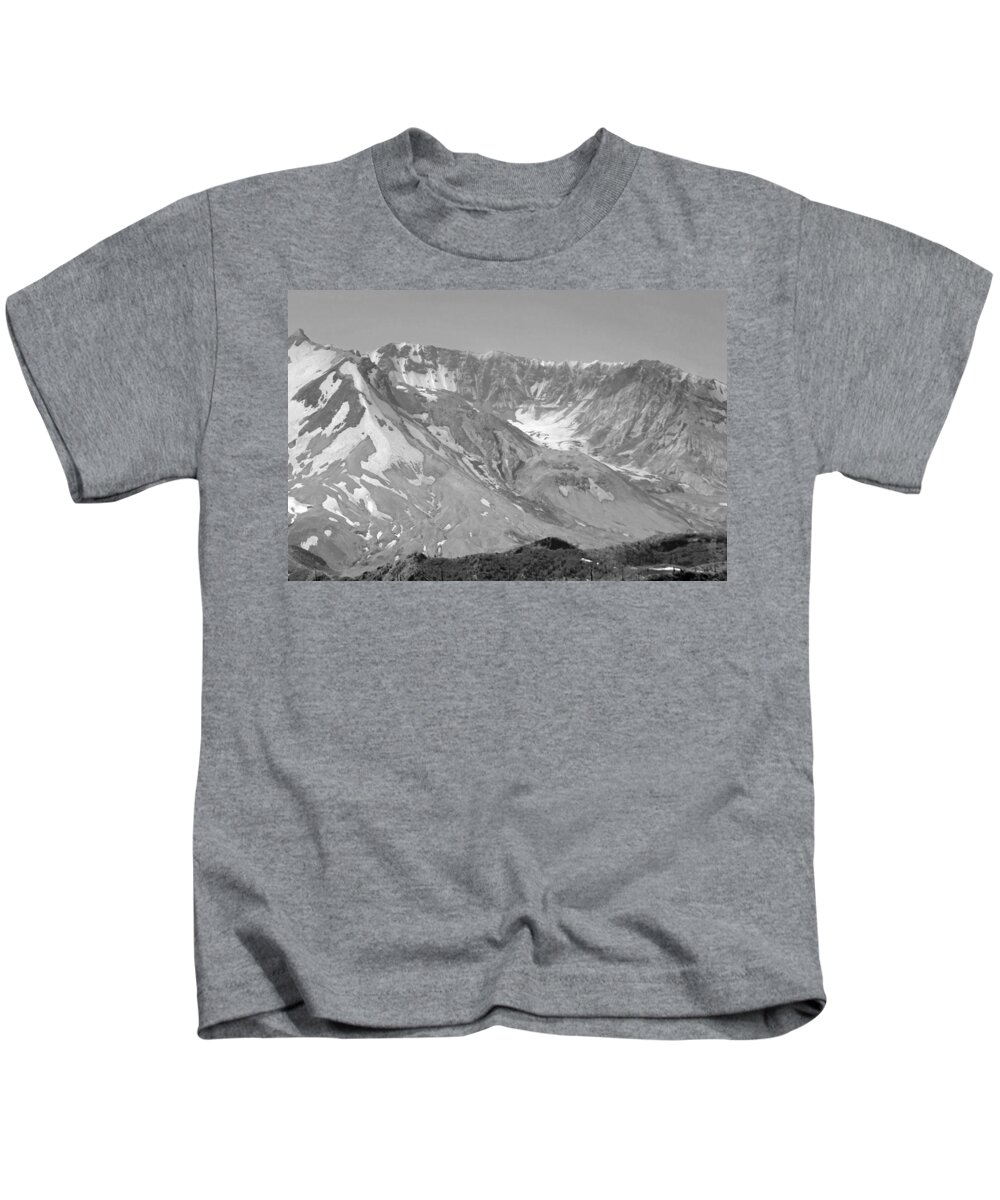 Volcano Kids T-Shirt featuring the photograph St. Helen's Crater by Tikvah's Hope