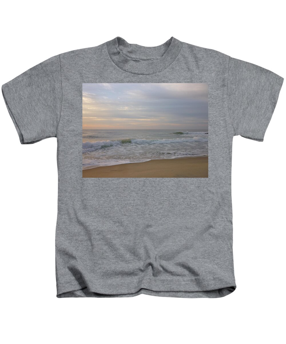 Landscape Kids T-Shirt featuring the photograph Summer sunrise by Ellen Paull