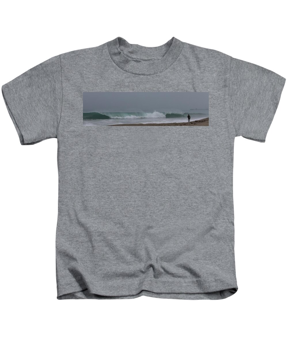 Surf Kids T-Shirt featuring the photograph Surfs Up by Christy Pooschke