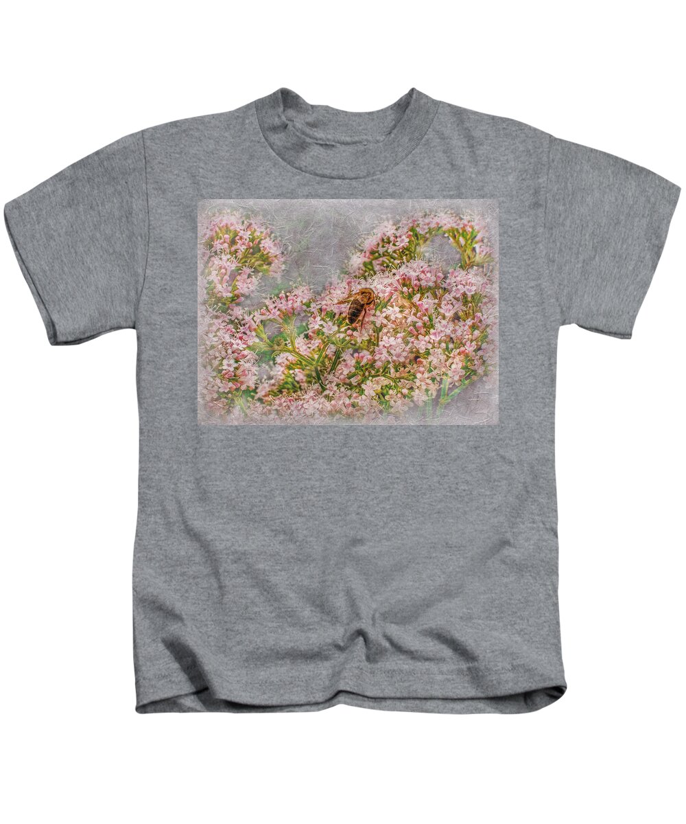 Bee Kids T-Shirt featuring the photograph The Bee by Hanny Heim