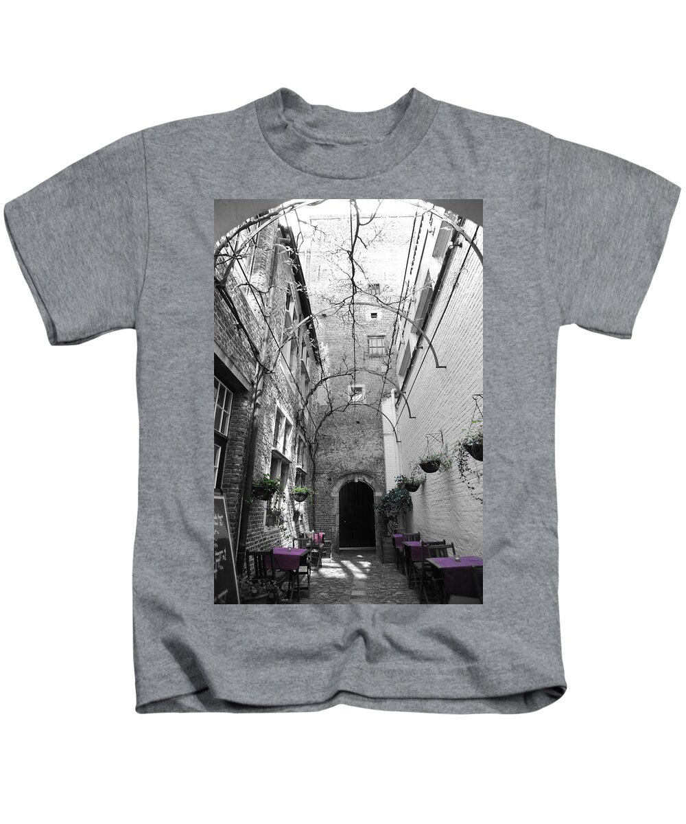 Antwerp Kids T-Shirt featuring the photograph The Color Purple by Richard Gehlbach