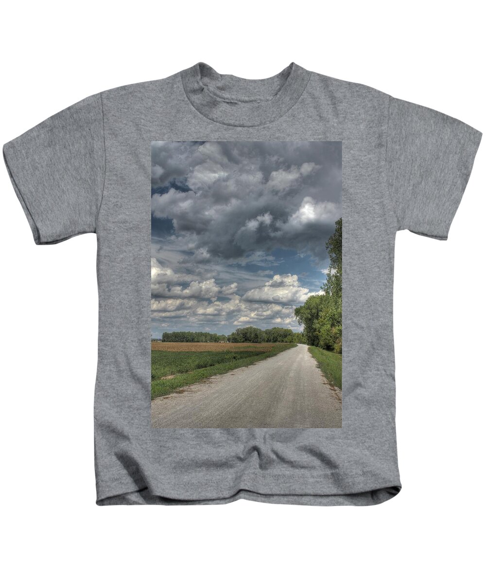 Katy Trail Kids T-Shirt featuring the photograph The Katy Trail by Jane Linders