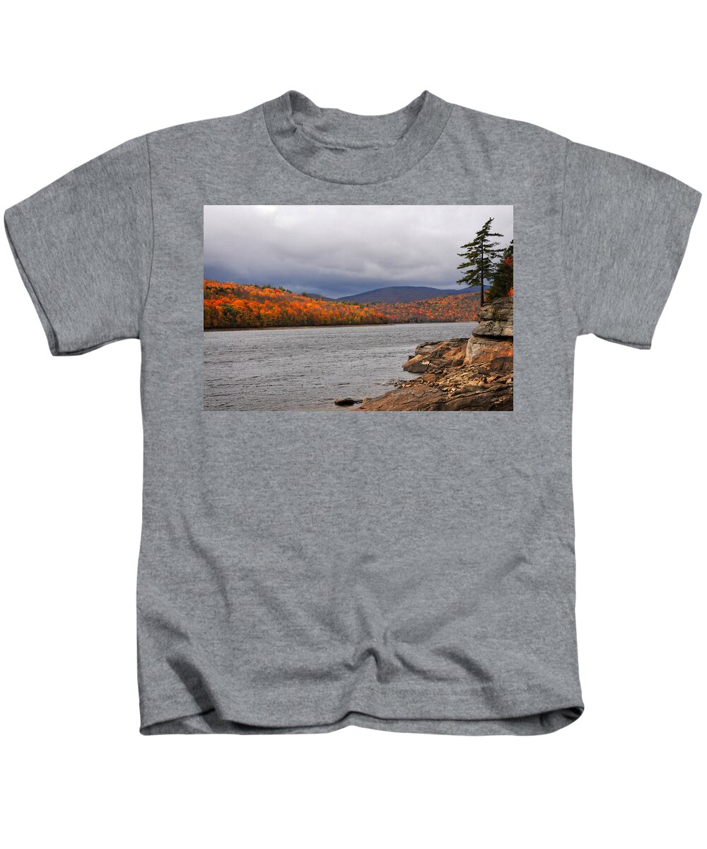 Ledges Kids T-Shirt featuring the photograph The Ledges No 1 by Mike Martin