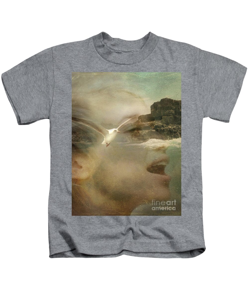 Composite Kids T-Shirt featuring the digital art The Sea Spirit by Chris Armytage