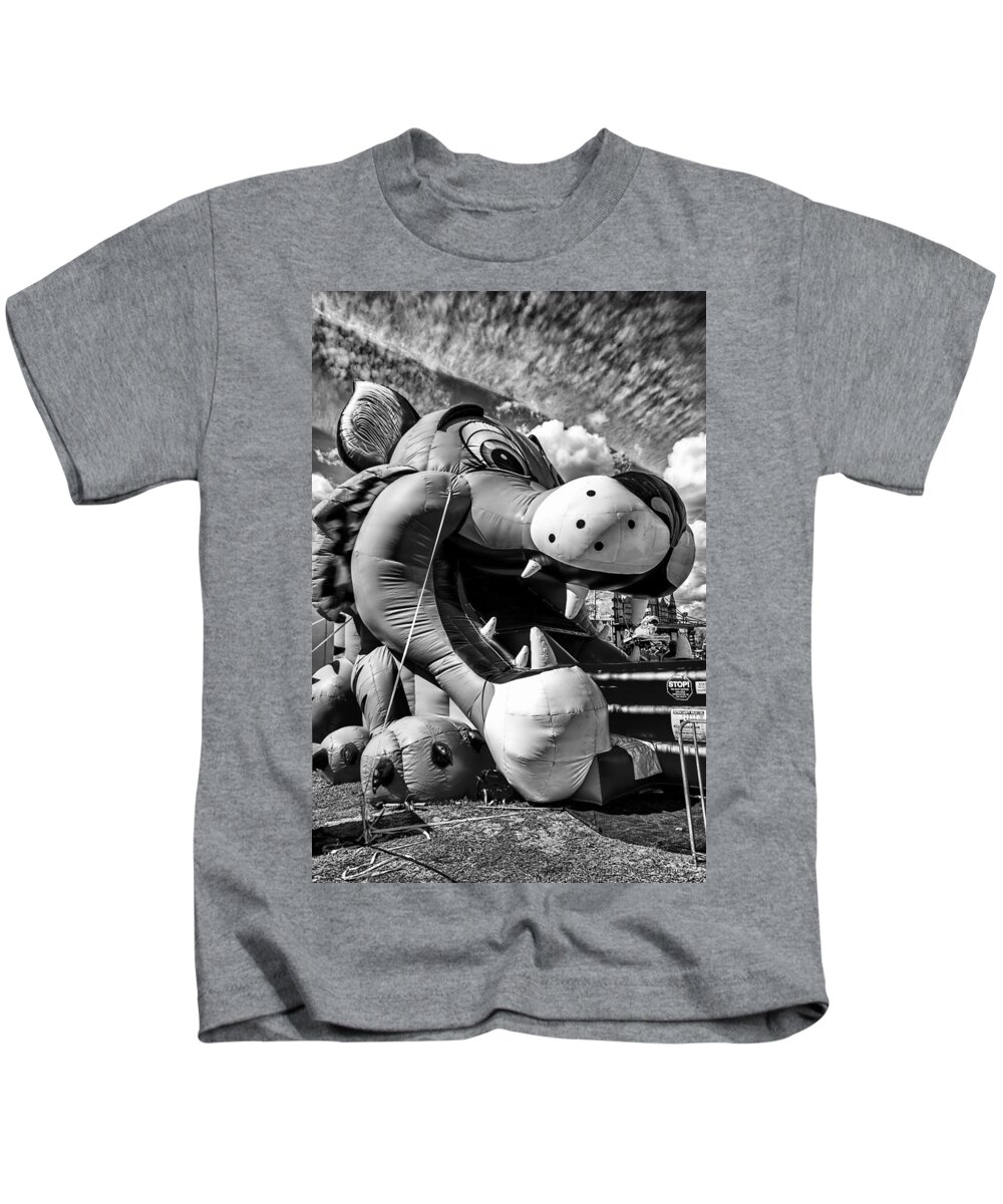 Christopher Holmes Photography Kids T-Shirt featuring the photograph Tiger - BW by Christopher Holmes
