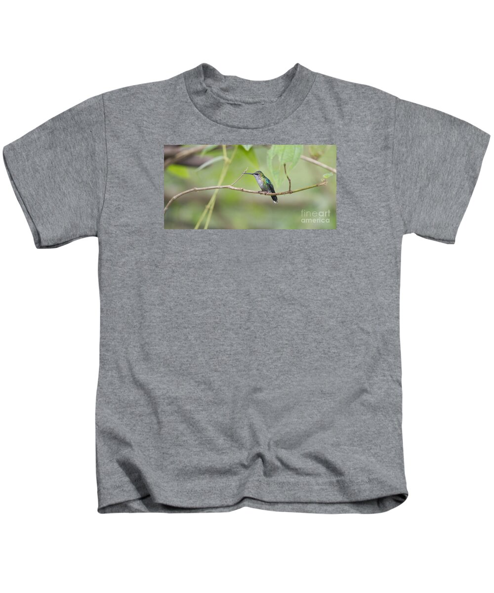 Festblues Kids T-Shirt featuring the photograph Vanishing in Nature.. by Nina Stavlund