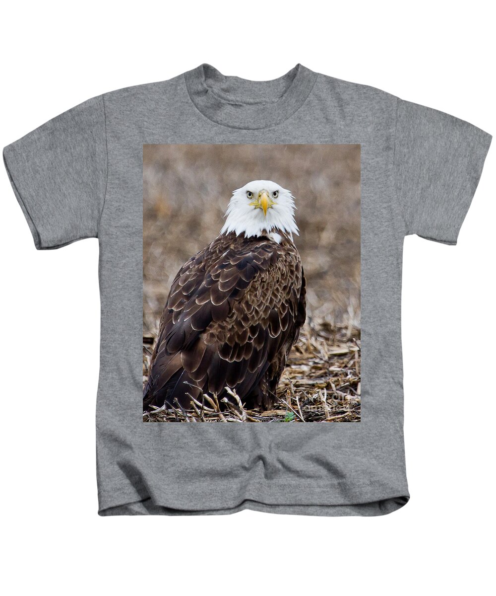Eagle Kids T-Shirt featuring the photograph What by Jan Killian