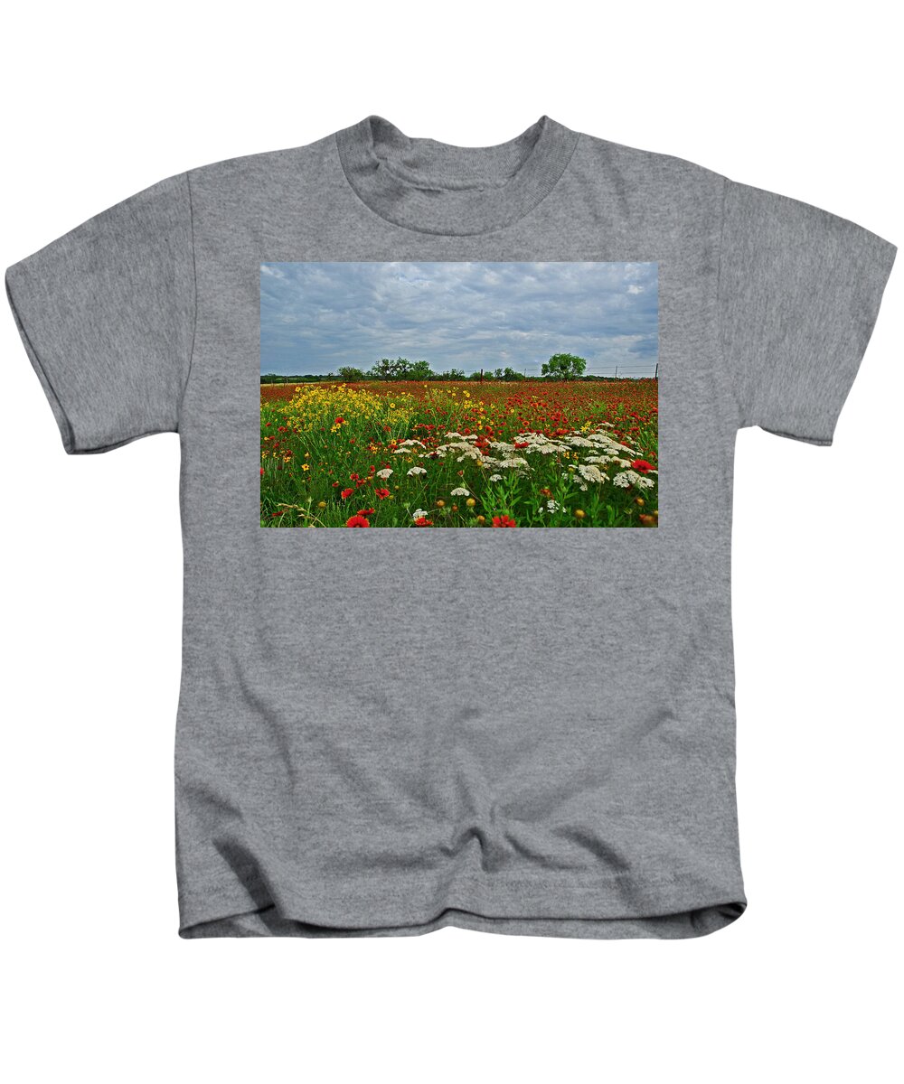 Texas Kids T-Shirt featuring the photograph Wild Texas by Lynn Bauer