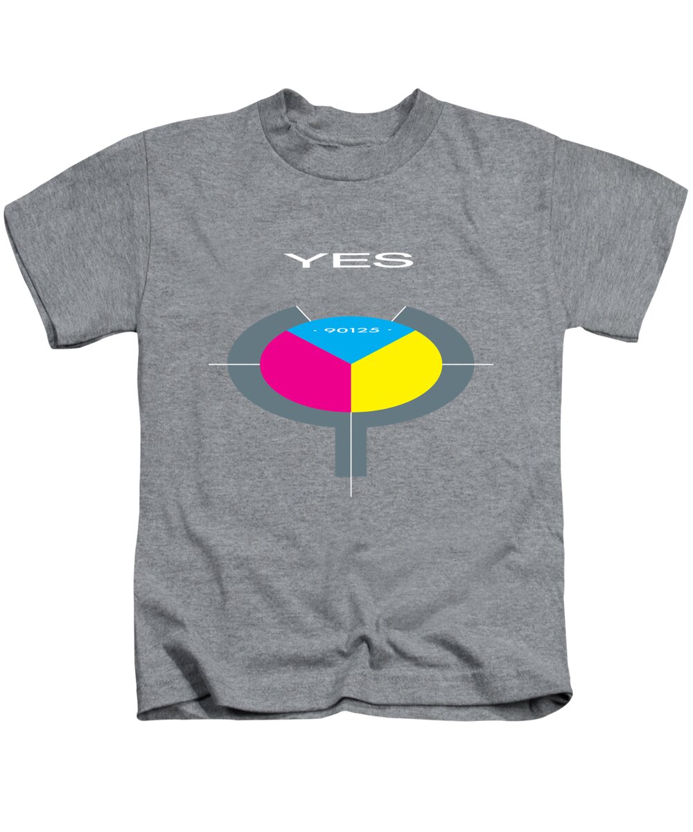  Kids T-Shirt featuring the digital art Yes - 90125 by Brand A