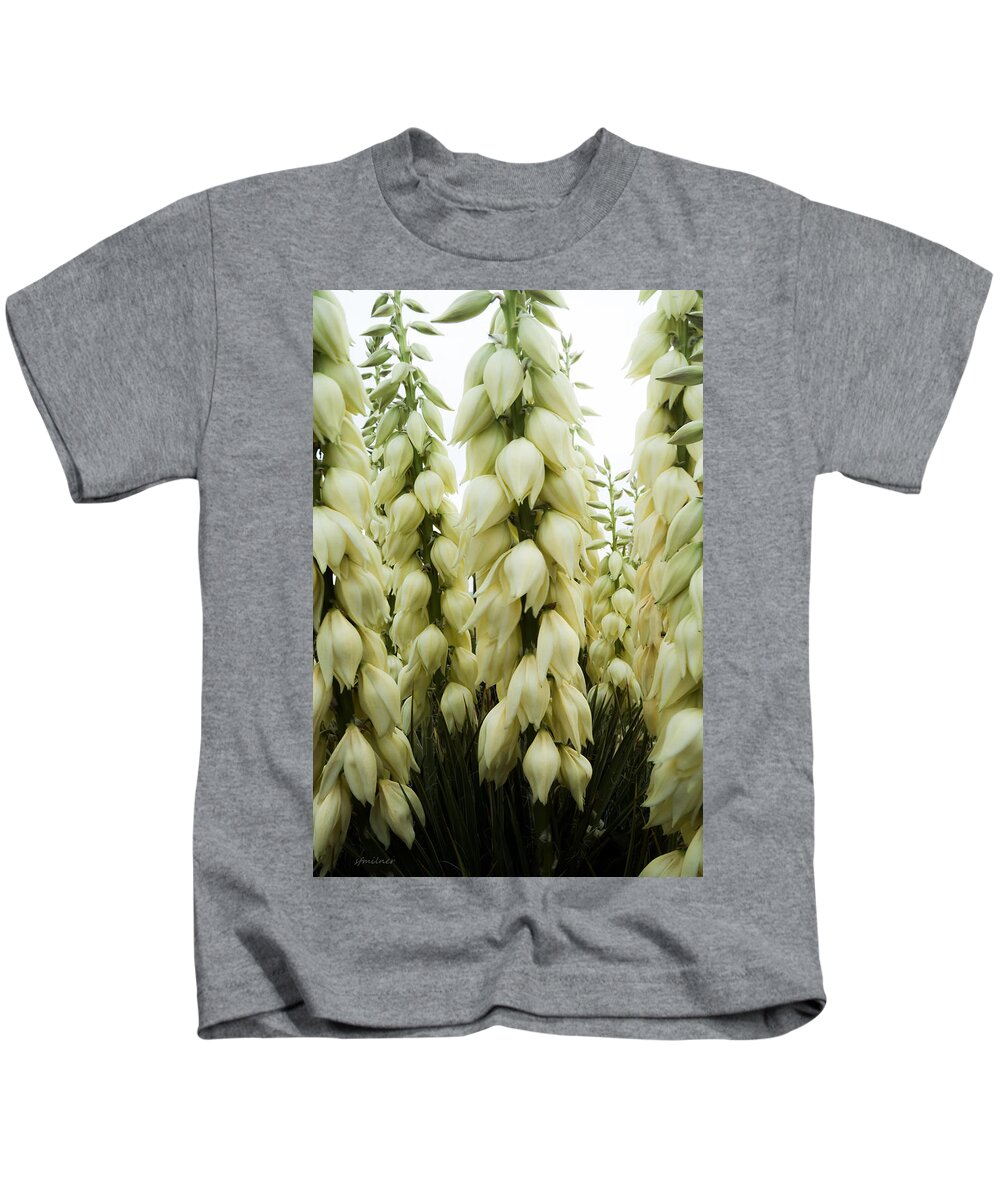 Yucca Kids T-Shirt featuring the photograph Yucca Forest by Steven Milner