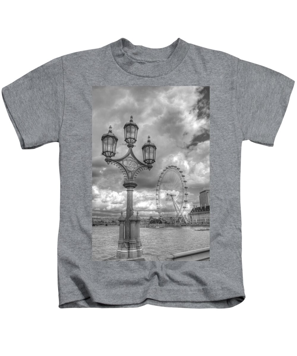 London Eye Kids T-Shirt featuring the photograph London Eye #2 by Chris Day