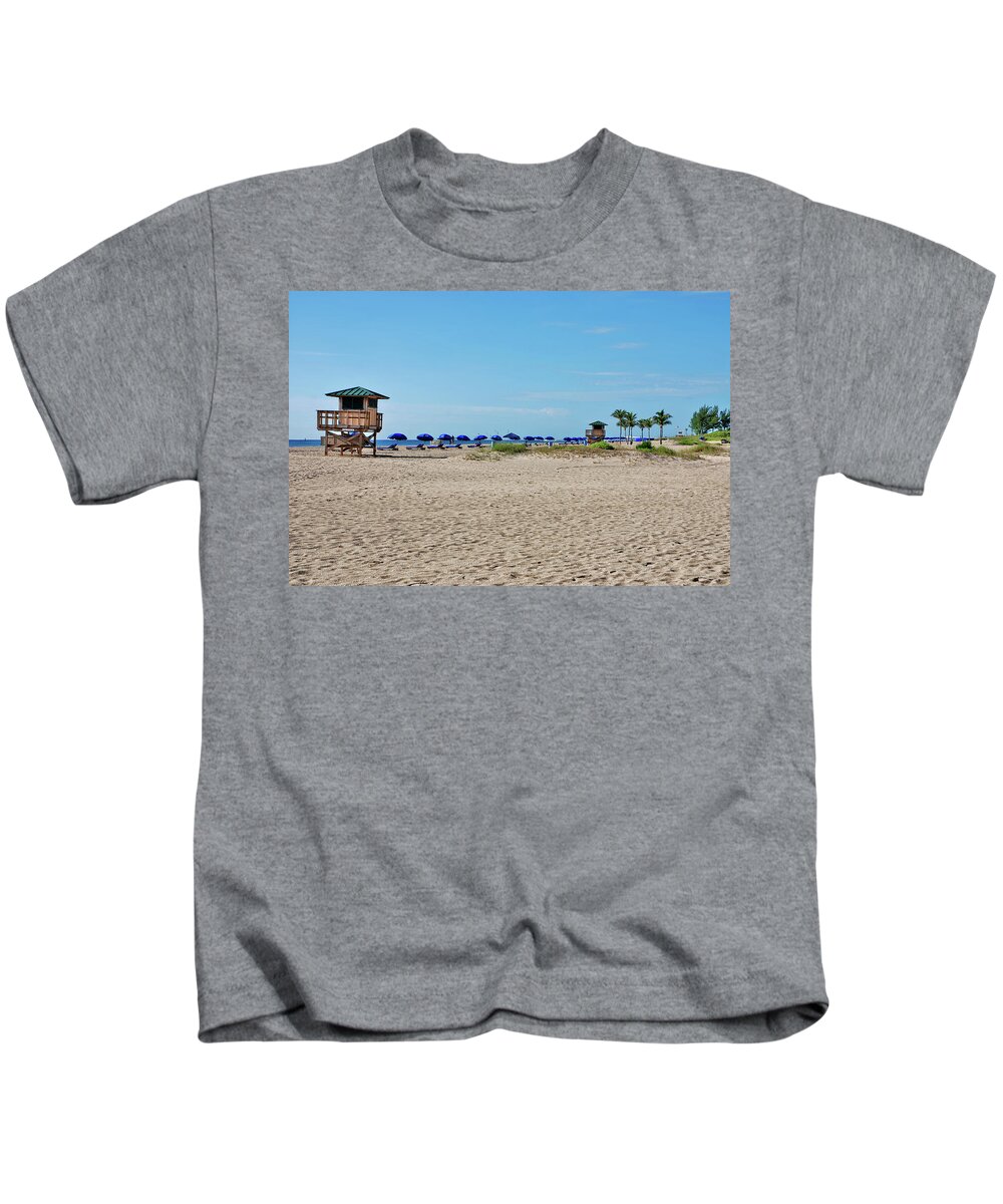 Beach Kids T-Shirt featuring the photograph 23- Singer Palms by Joseph Keane