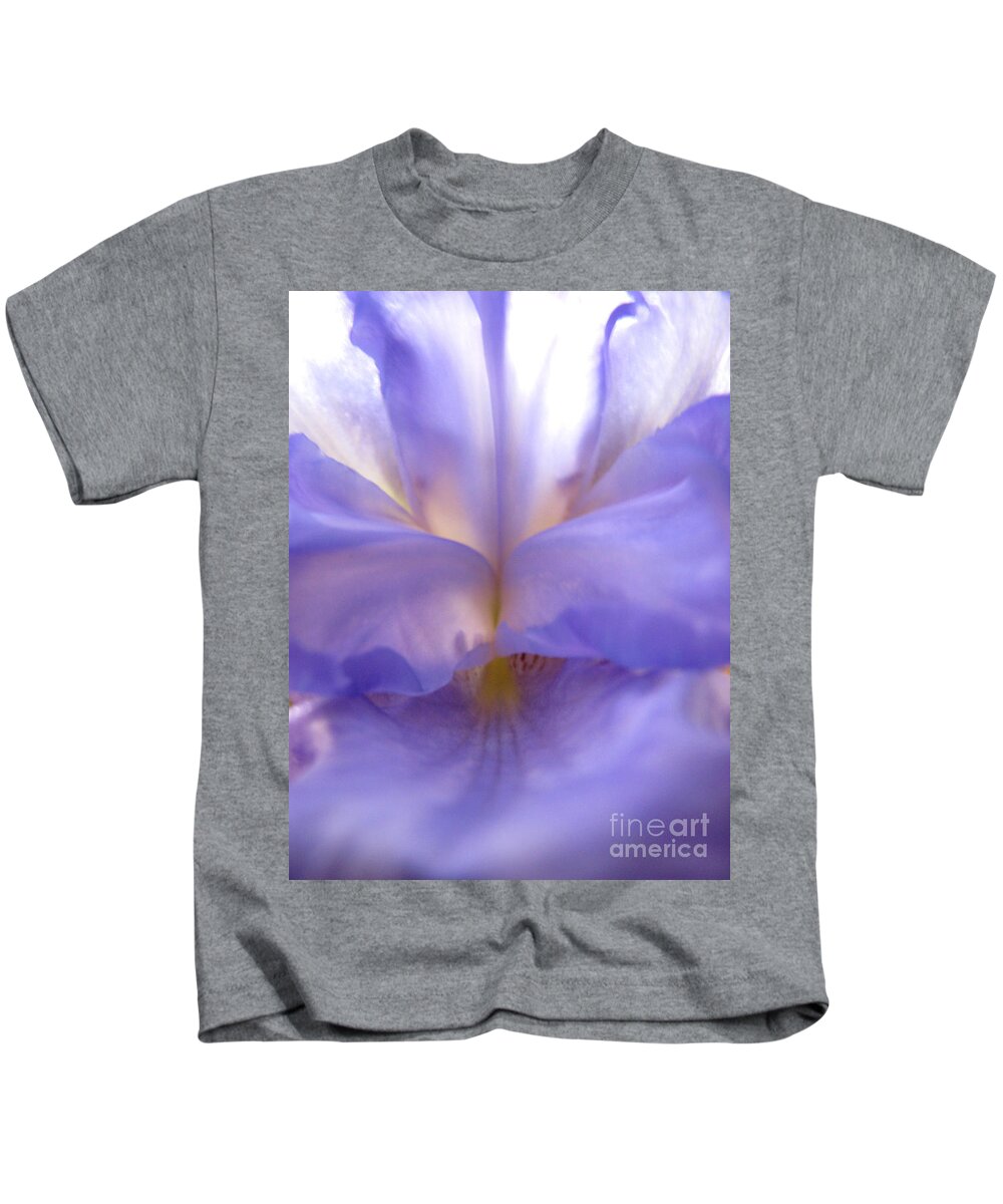 Iris Kids T-Shirt featuring the photograph Alluring by Stacey Zimmerman