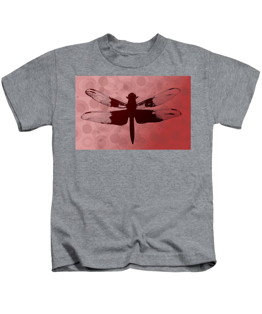 Lauren Radke Kids T-Shirt featuring the photograph Dragonfly by Lauren Radke