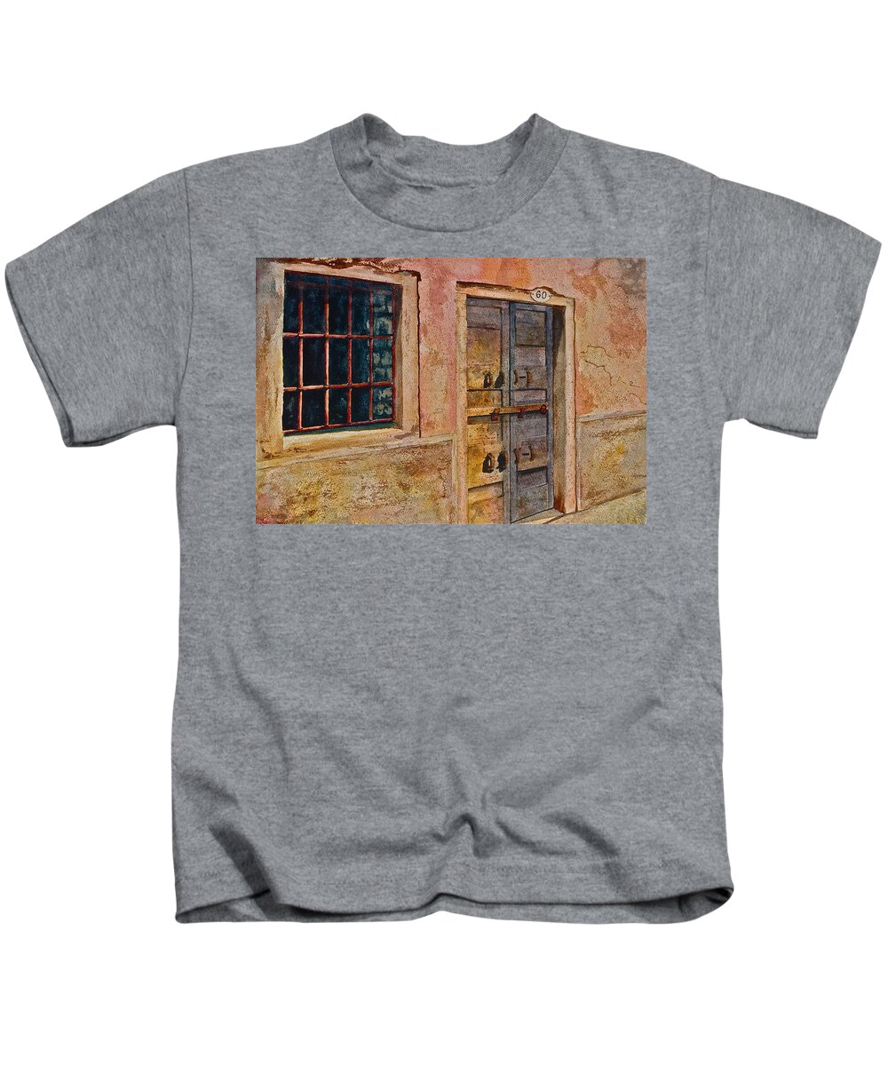 Jail Kids T-Shirt featuring the painting Fresh Air by Frank SantAgata