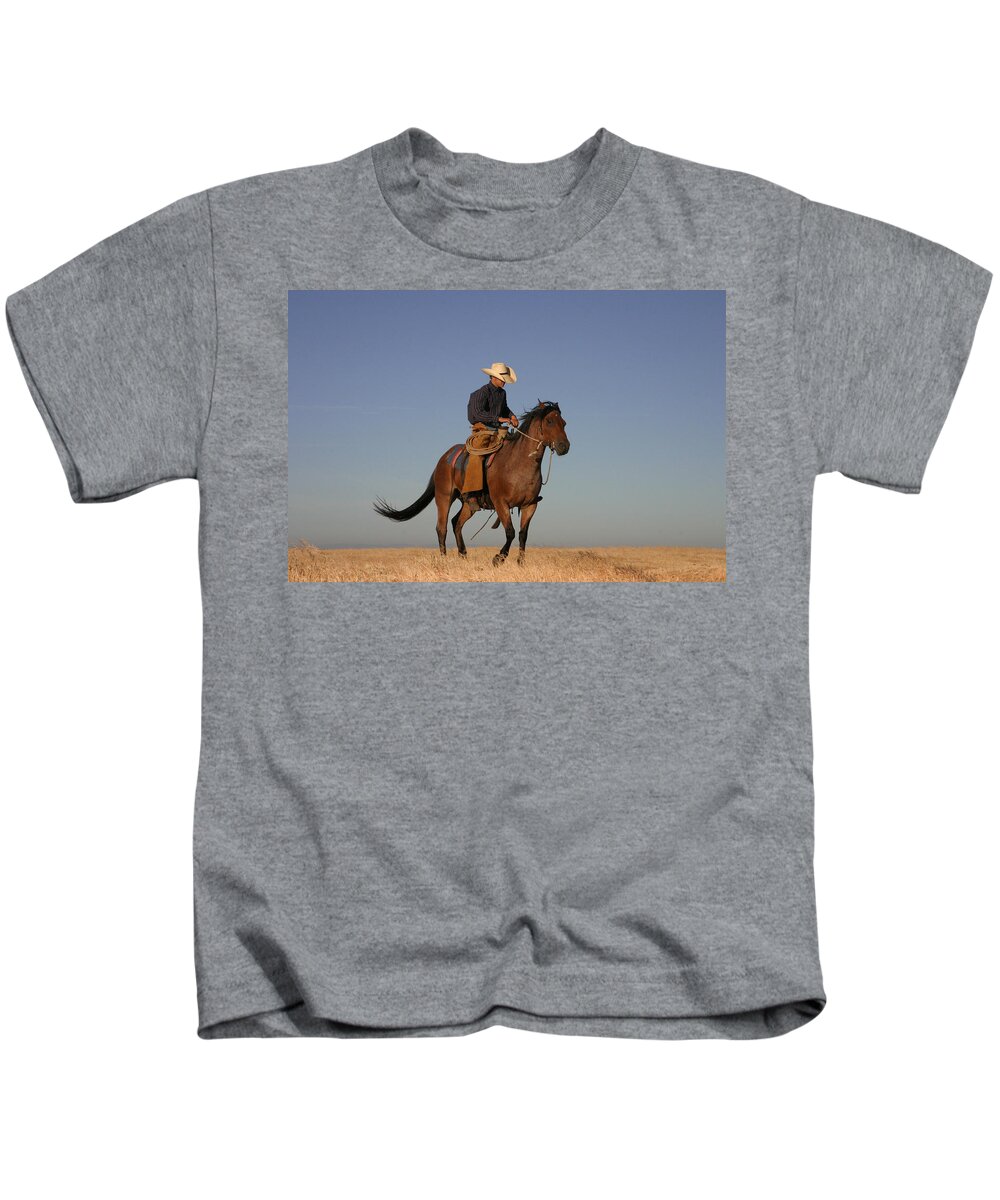 Cowboy Kids T-Shirt featuring the photograph Ol Chilly Pepper by Diane Bohna