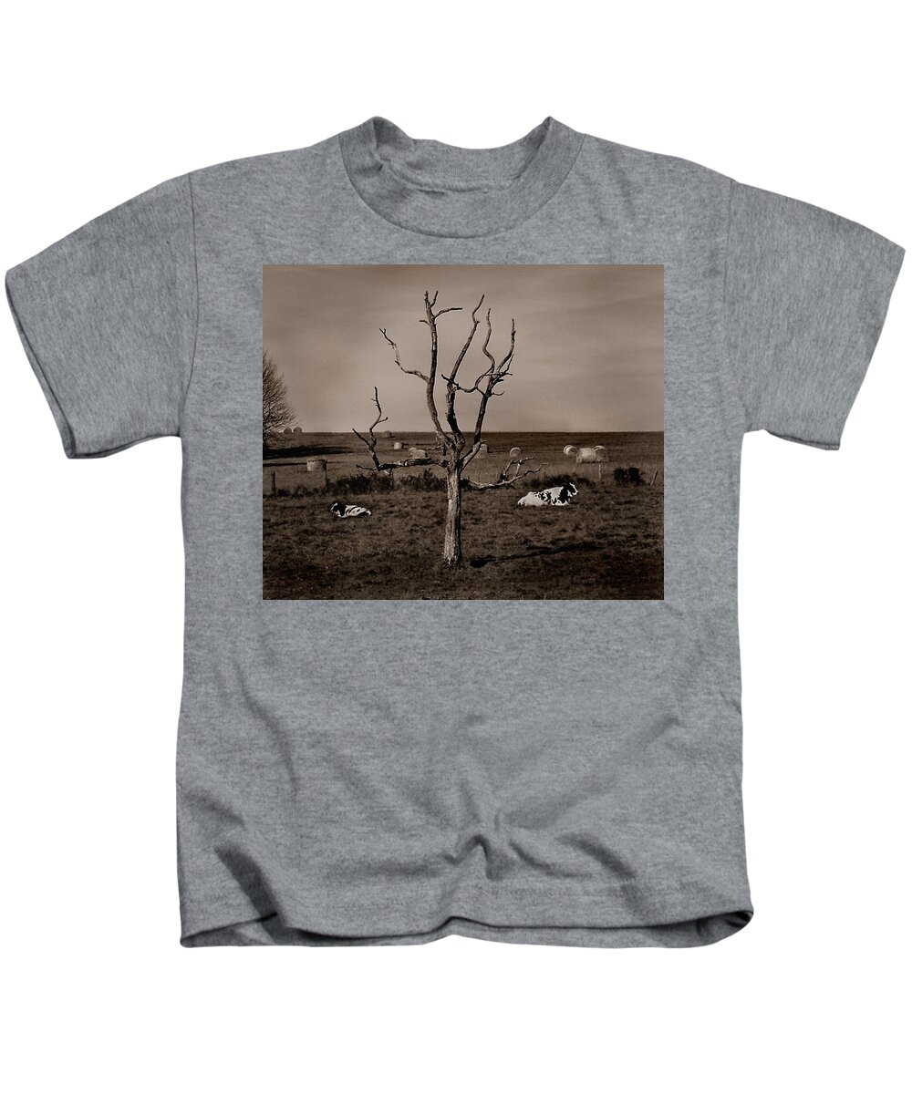 Cow Kids T-Shirt featuring the photograph Pastorale by Mark Fuller
