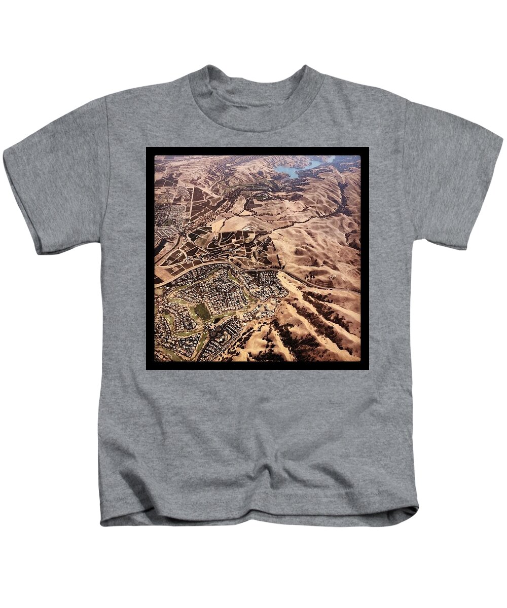  Kids T-Shirt featuring the photograph San Francisco Urban Sprawl by Lorelle Phoenix