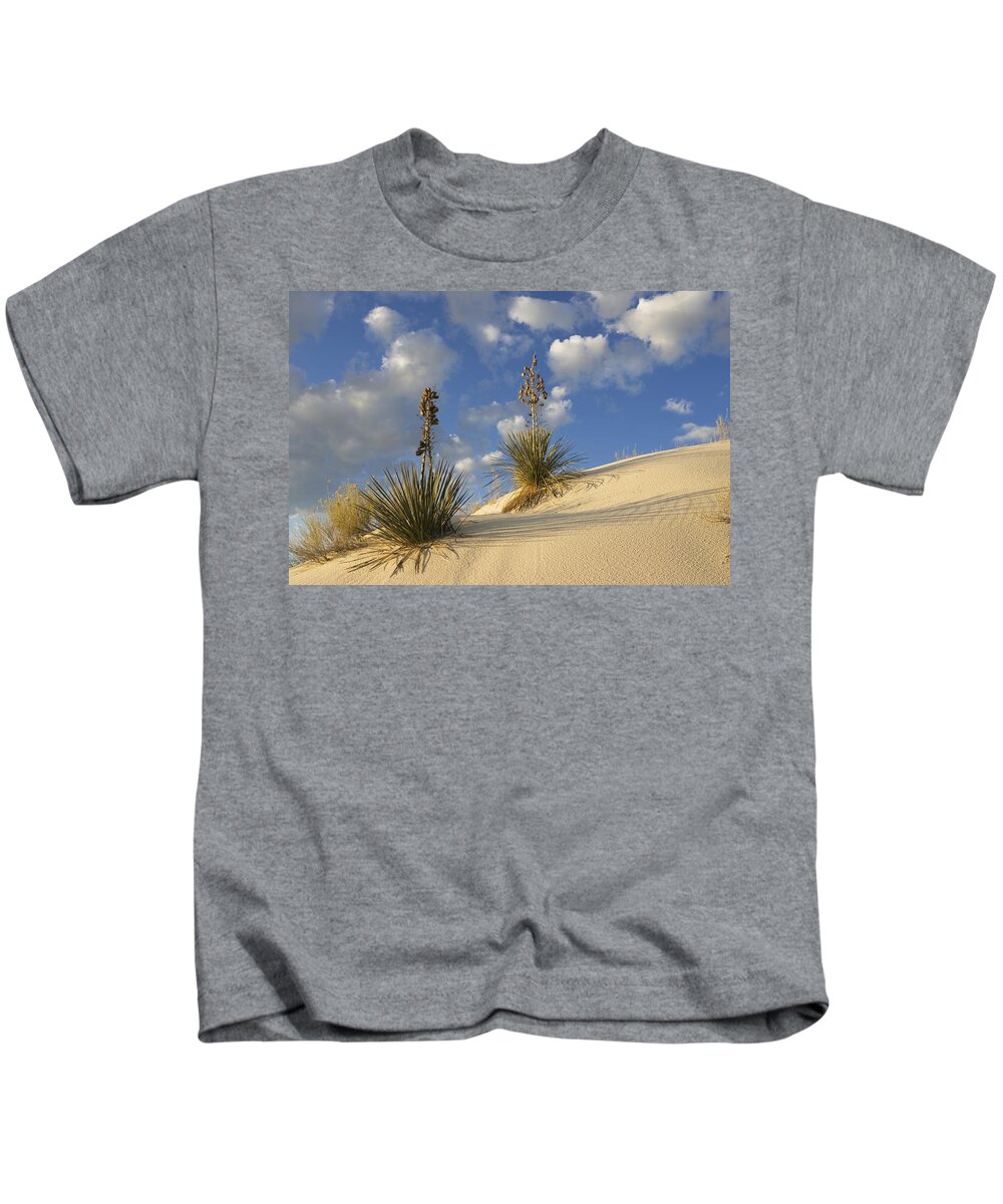 Mp Kids T-Shirt featuring the photograph Soaptree Yucca Yucca Elata Pair Growing by Konrad Wothe