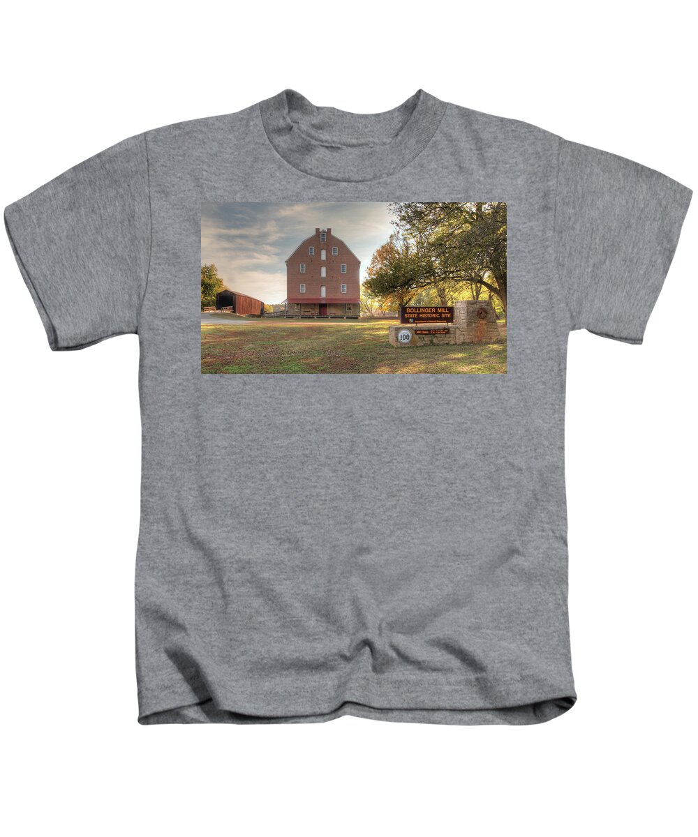 Missouri Kids T-Shirt featuring the photograph Bollinger Mill #2 by Harold Rau