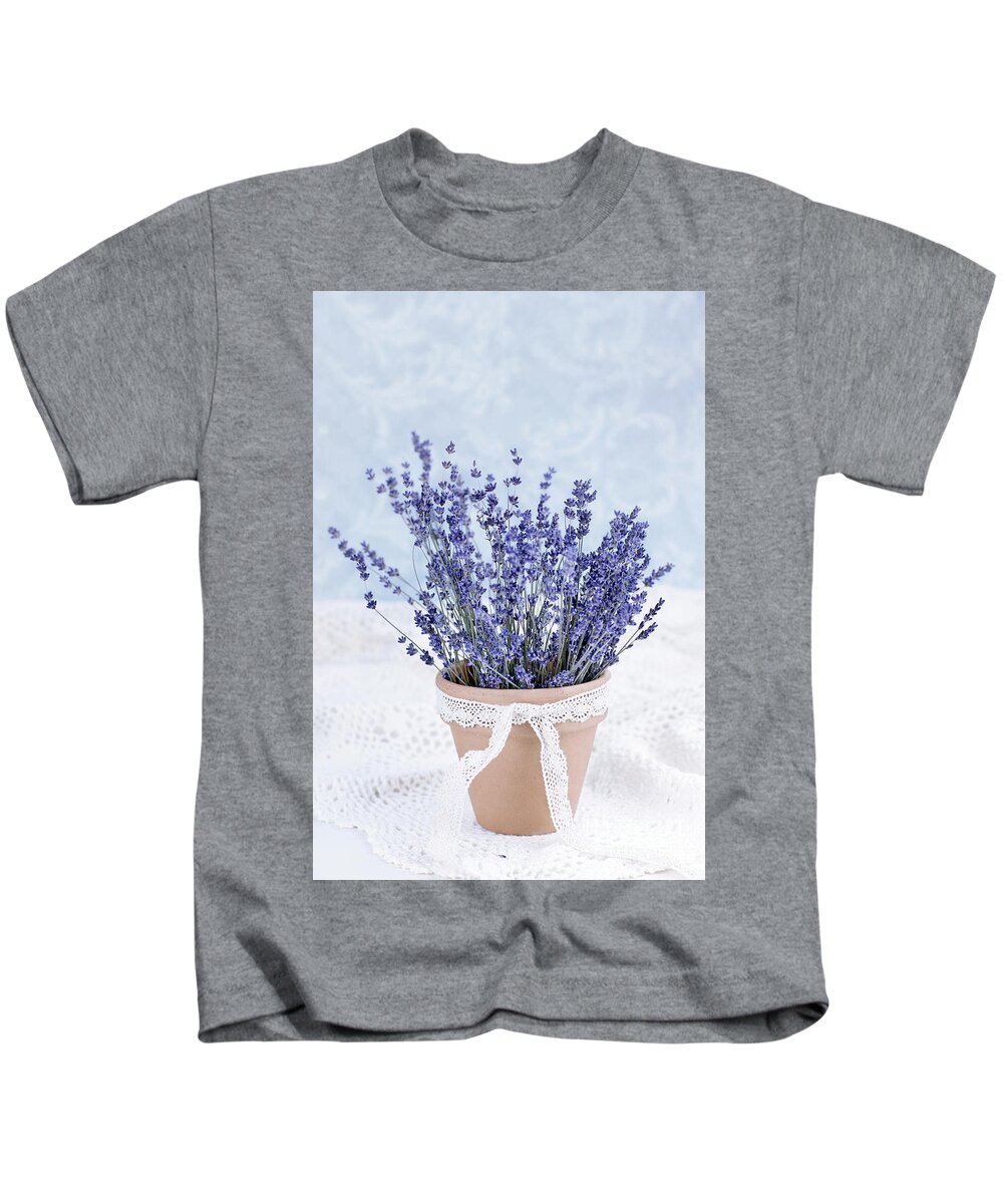 Lavender Kids T-Shirt featuring the photograph Lavender #1 by Stephanie Frey