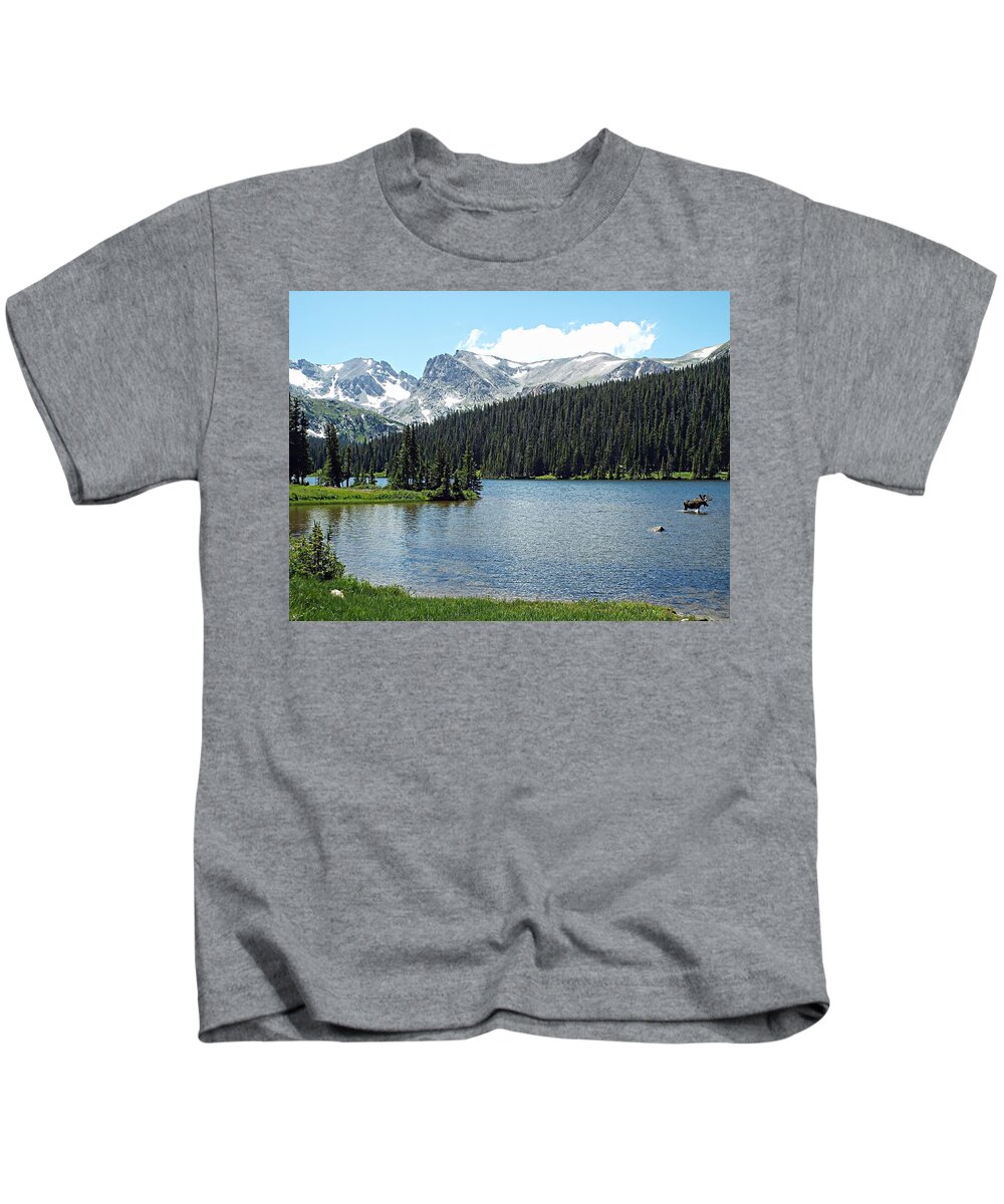 United States Kids T-Shirt featuring the photograph Long Lake Splender #1 by Joseph Hendrix