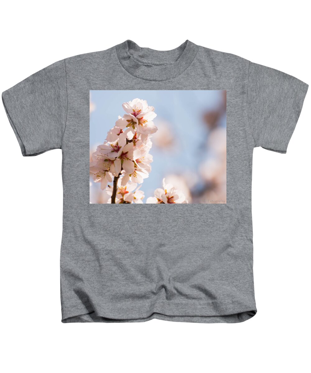 Flowers Kids T-Shirt featuring the photograph Pretty in Pink #1 by Wendy Carrington