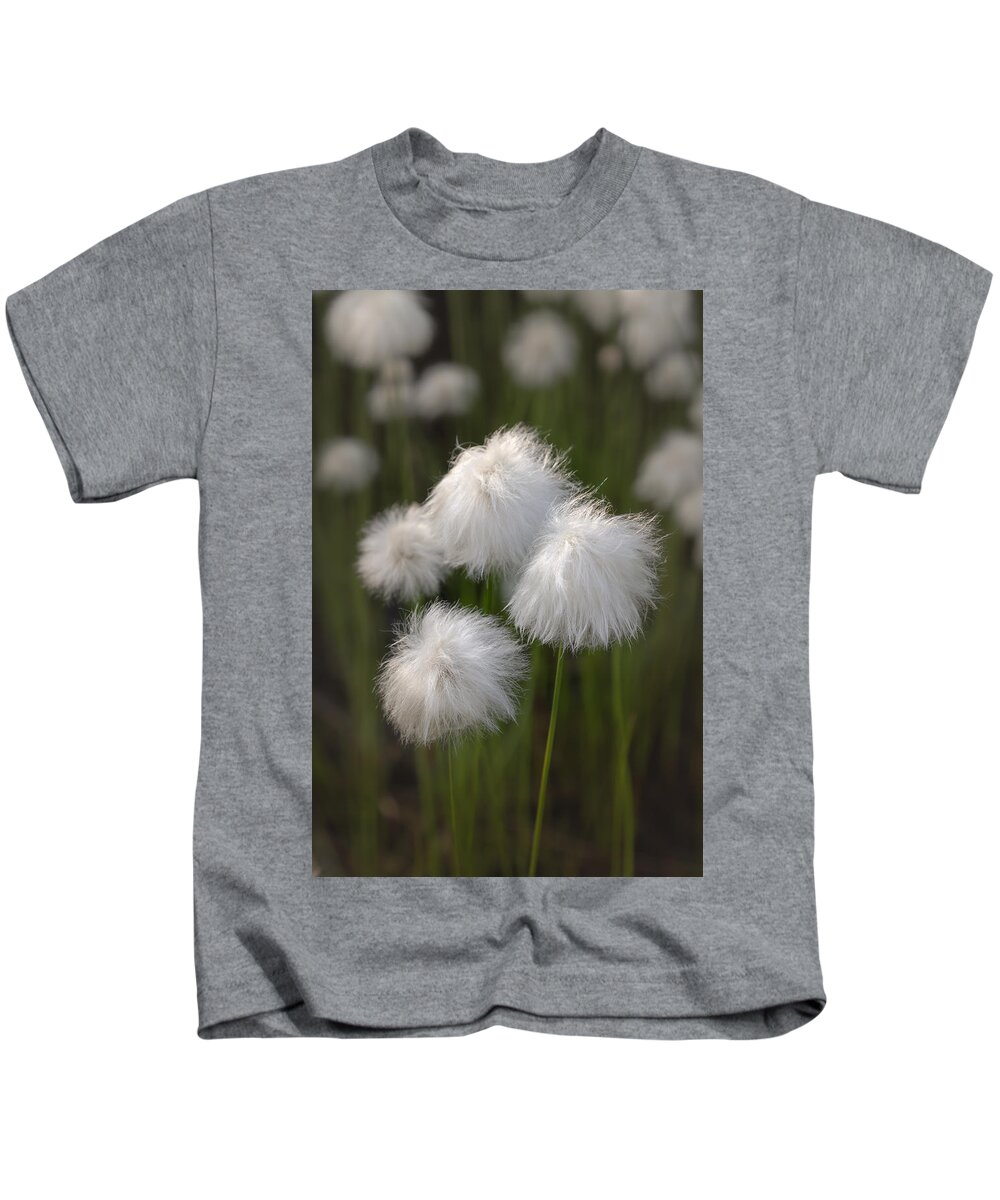 Alaska Kids T-Shirt featuring the photograph Tundra Cotton #1 by Scott Slone