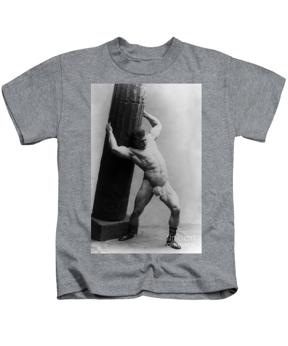 Erotica Kids T-Shirt featuring the photograph Eugen Sandow, Father Of Modern #10 by Science Source