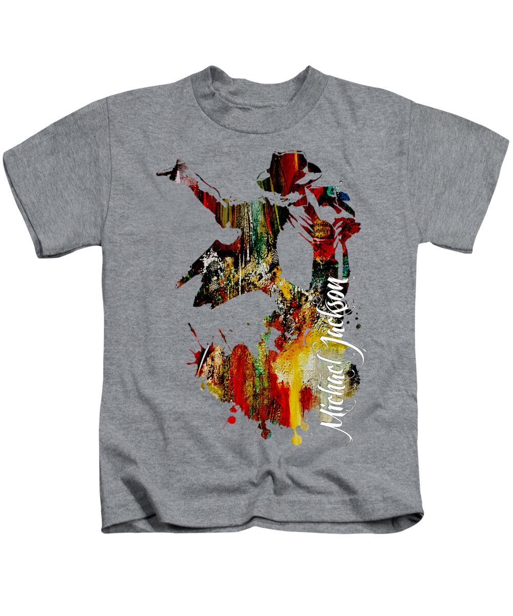 Michael Jackson Collection Kids T-Shirt by Marvin Blaine - Fine Art America