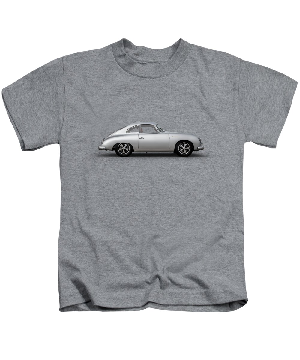 Vintage Kids T-Shirt featuring the digital art Porsche 356 #2 by Douglas Pittman