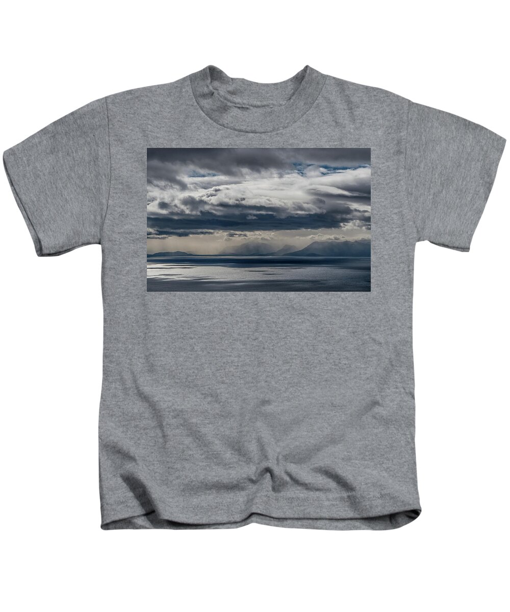 Storm Kids T-Shirt featuring the photograph Tallac stormclouds #2 by Martin Gollery