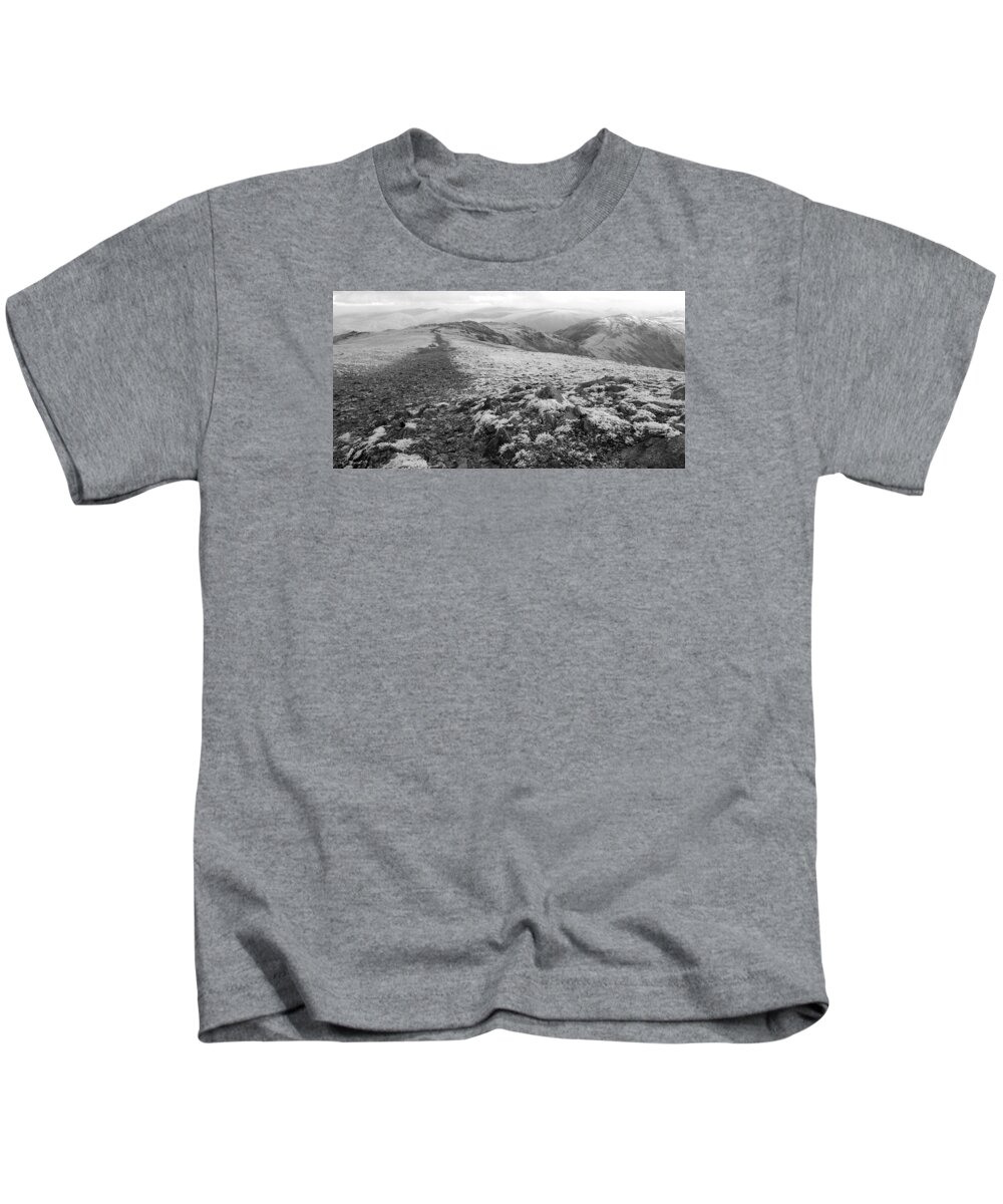 Nature Kids T-Shirt featuring the photograph Top of the hills #2 by Lukasz Ryszka