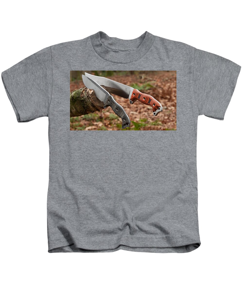 Knife Kids T-Shirt featuring the digital art Knife #3 by Super Lovely