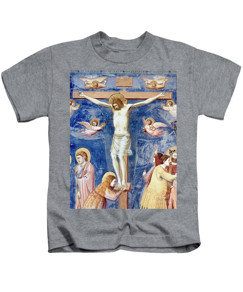 Bondone Kids T-Shirt featuring the photograph The Crucifixion #3 by Granger