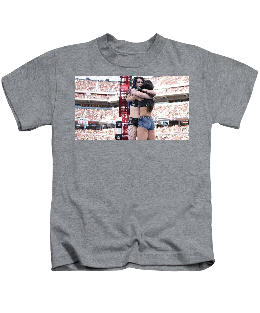 Wrestling Kids T-Shirt featuring the photograph Wrestling #4 by Mariel Mcmeeking