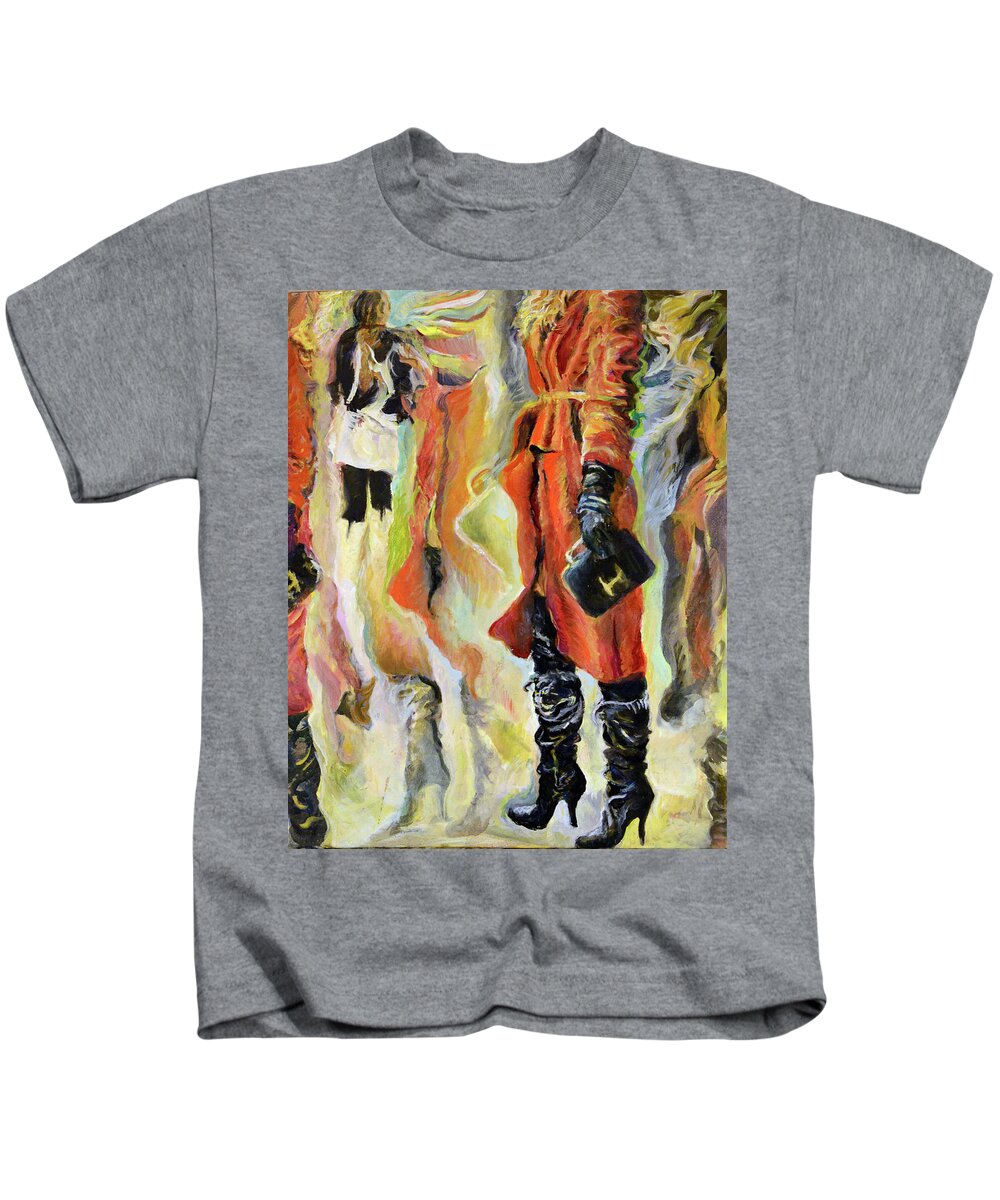 Photo-reproduction Kids T-Shirt featuring the painting 436-31 by Jean-Marc Robert