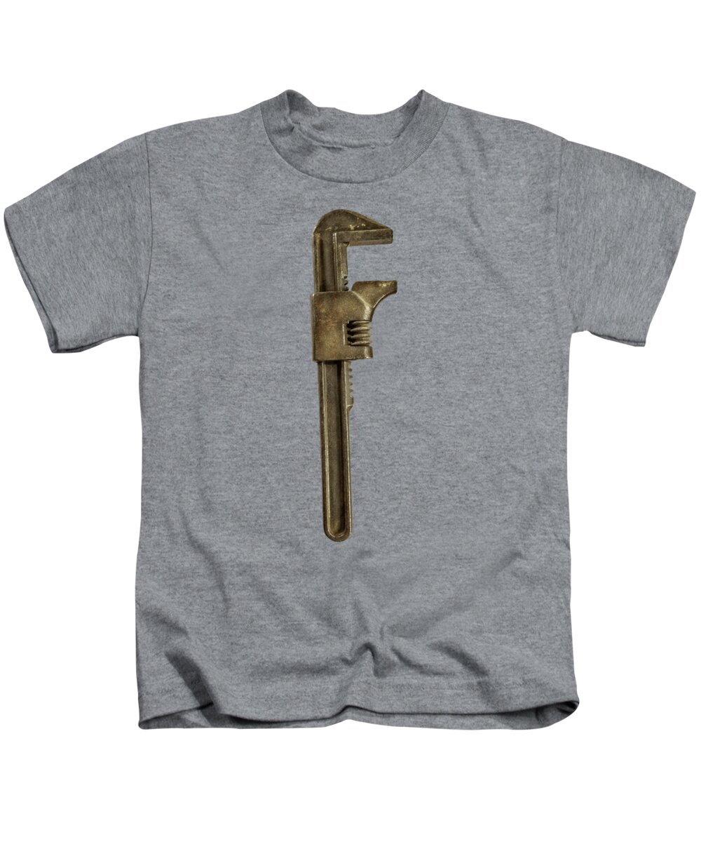 Ford Kids T-Shirt featuring the photograph Adjustable Wrench Backside by Yo Pedro