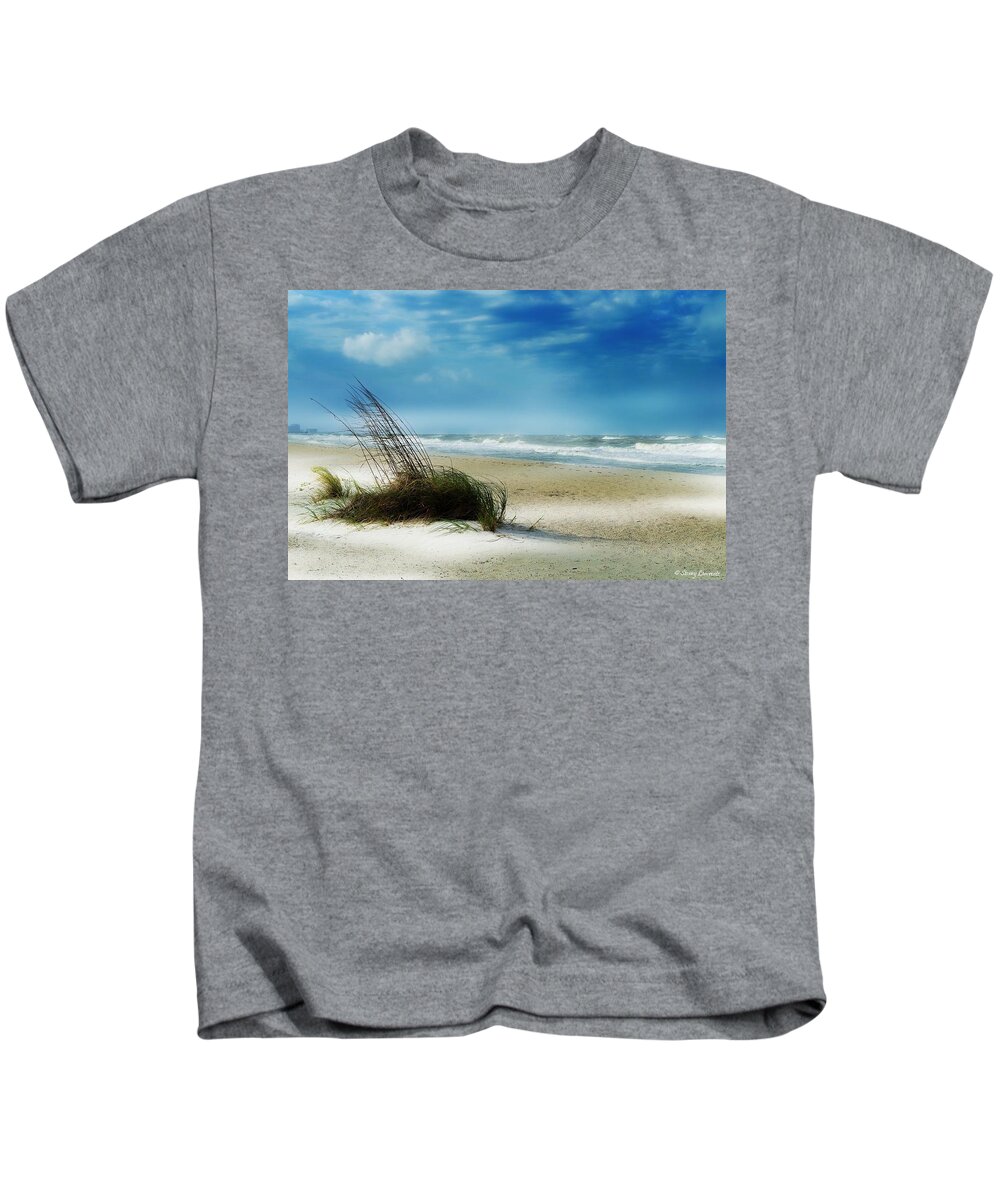 Beaches Kids T-Shirt featuring the photograph After the Storm by Stoney Lawrentz