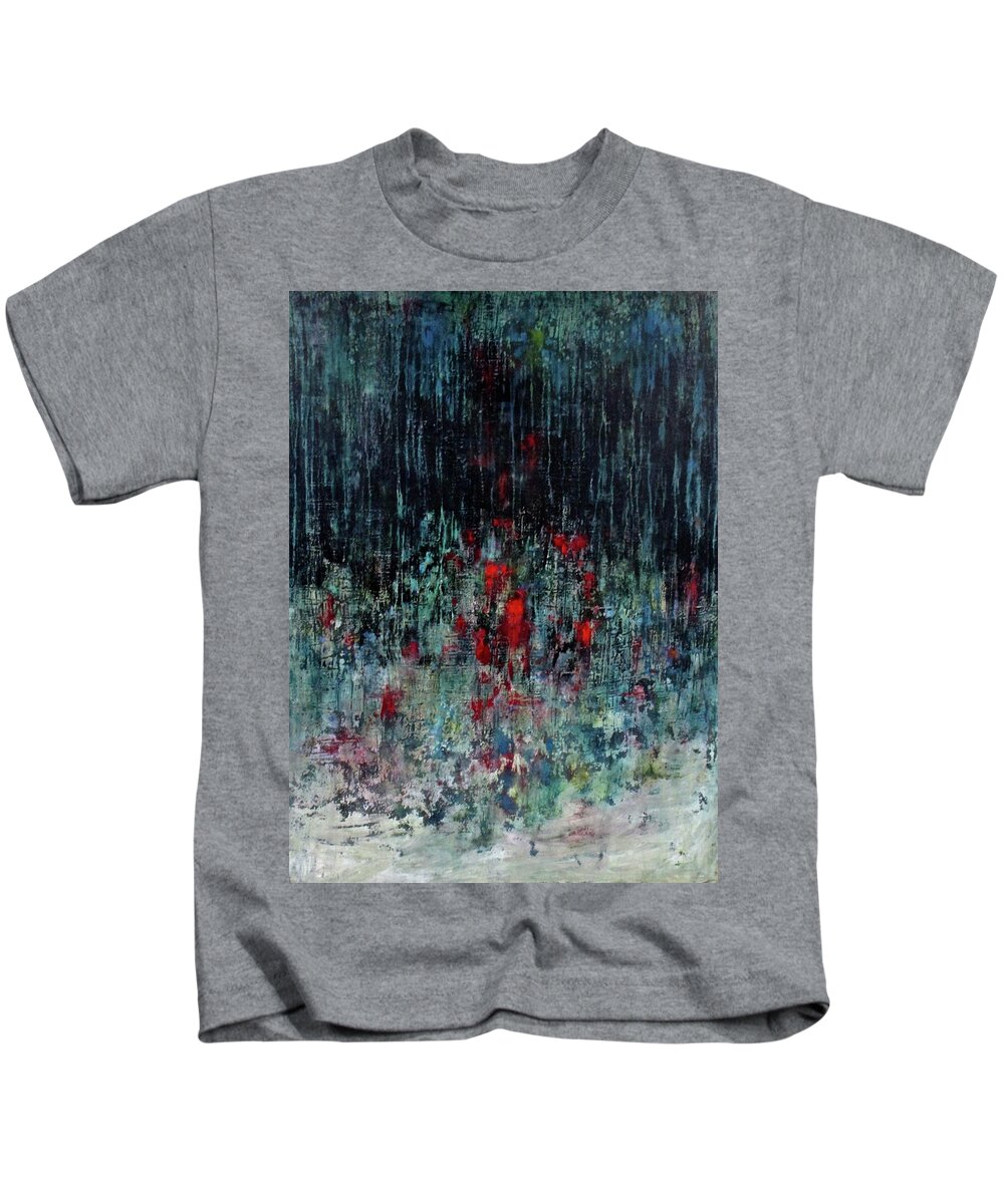 People Kids T-Shirt featuring the painting And Who Will Remember? by Janice Nabors Raiteri