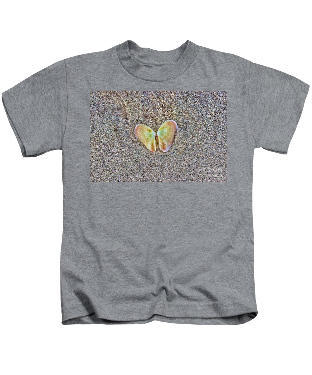 Shell Kids T-Shirt featuring the photograph Angel Shell by Roberta Byram