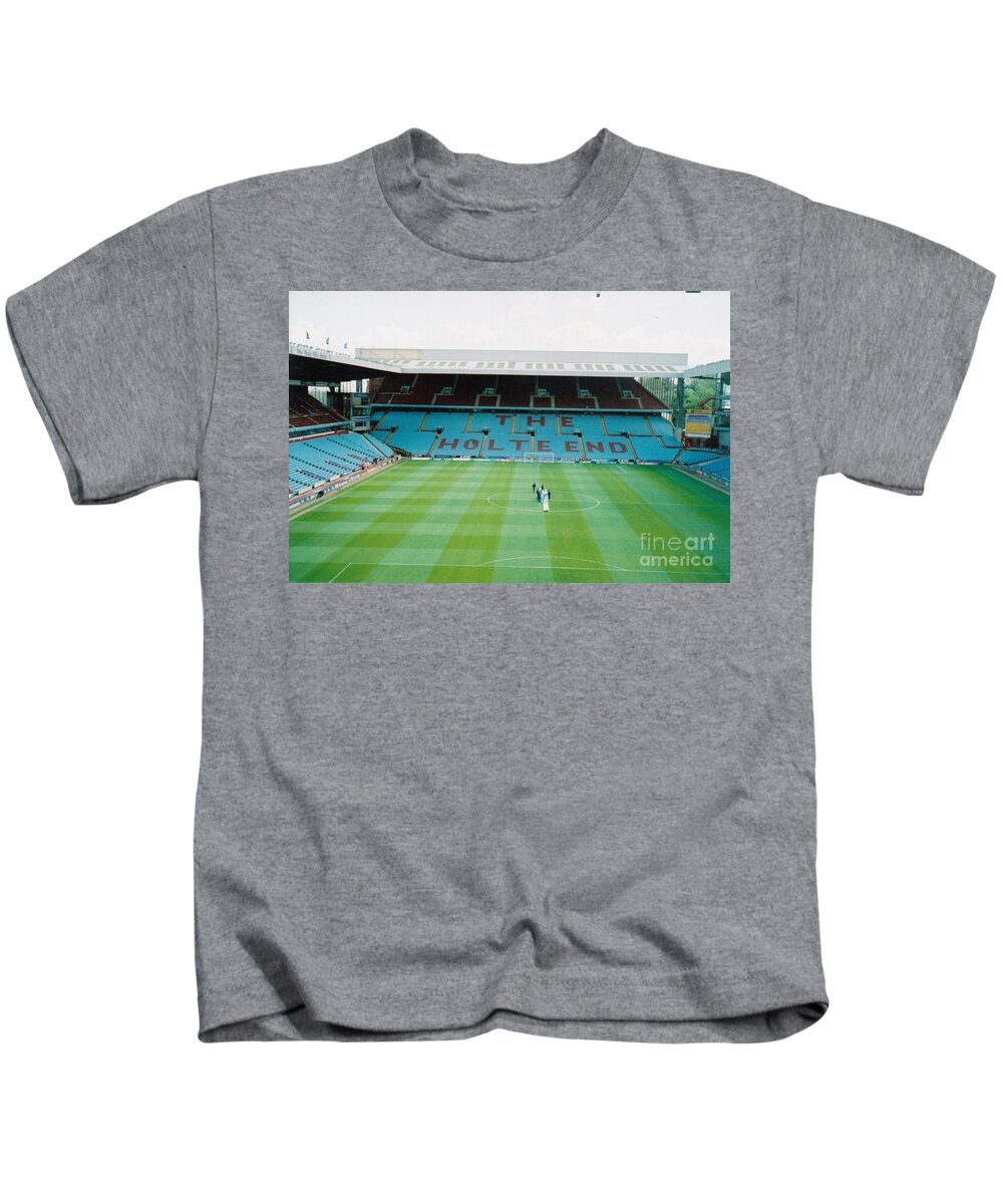 Aston Villa Kids T-Shirt featuring the photograph Aston Villa - Villa Park - Holte End 5 - May 2005 by Legendary Football Grounds