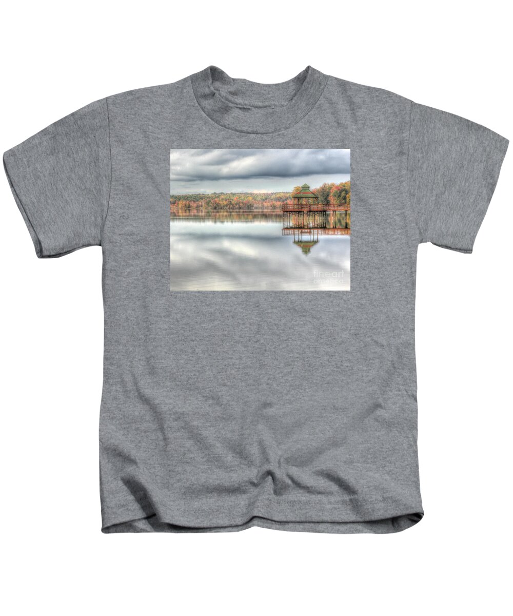Fall Kids T-Shirt featuring the photograph Autumn Reflections by Rod Best