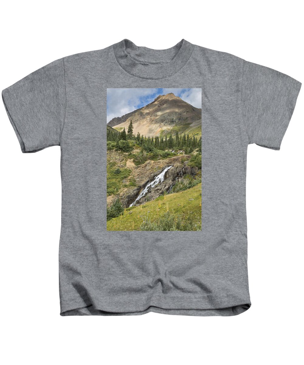 Waterfall Kids T-Shirt featuring the photograph Basin Falls II by Denise Bush
