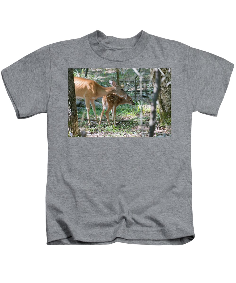 Animal Kids T-Shirt featuring the photograph Bath Time by John Benedict