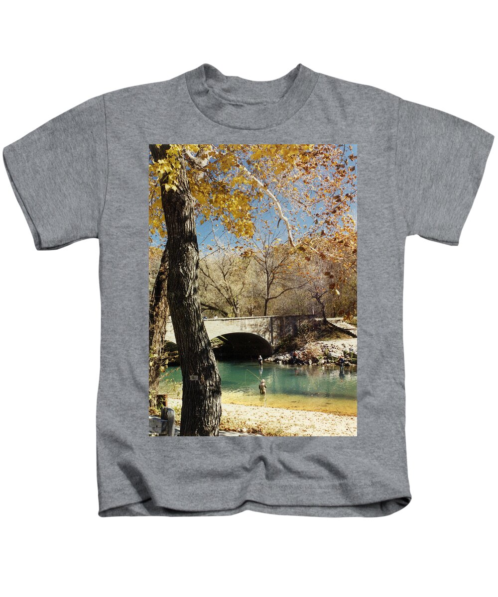 Landscape Kids T-Shirt featuring the photograph Bennet Springs by Steve Karol