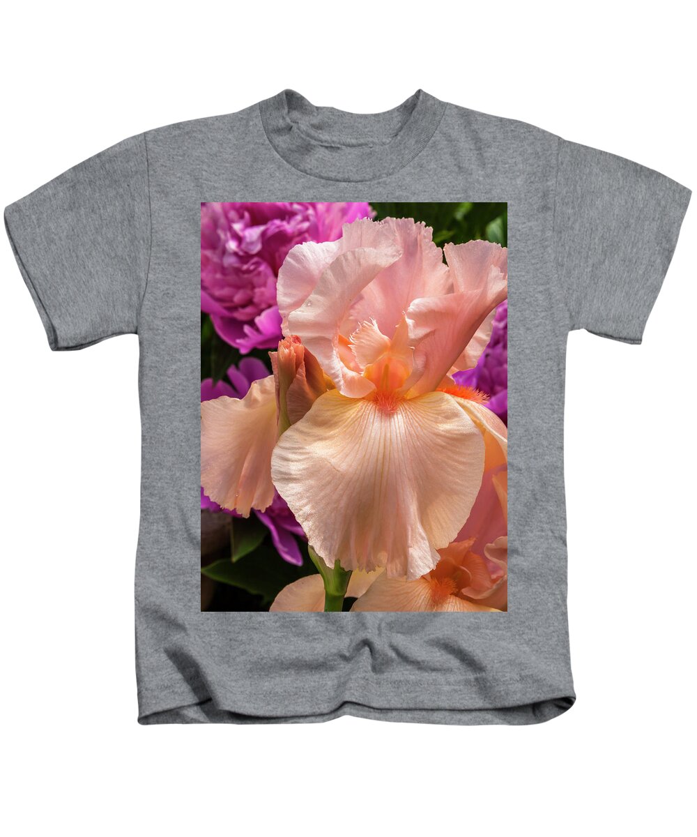 5dii Kids T-Shirt featuring the photograph Beverly Sills Iris by Mark Mille